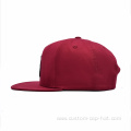 Red Adjustable Embroidery Snapback Hats